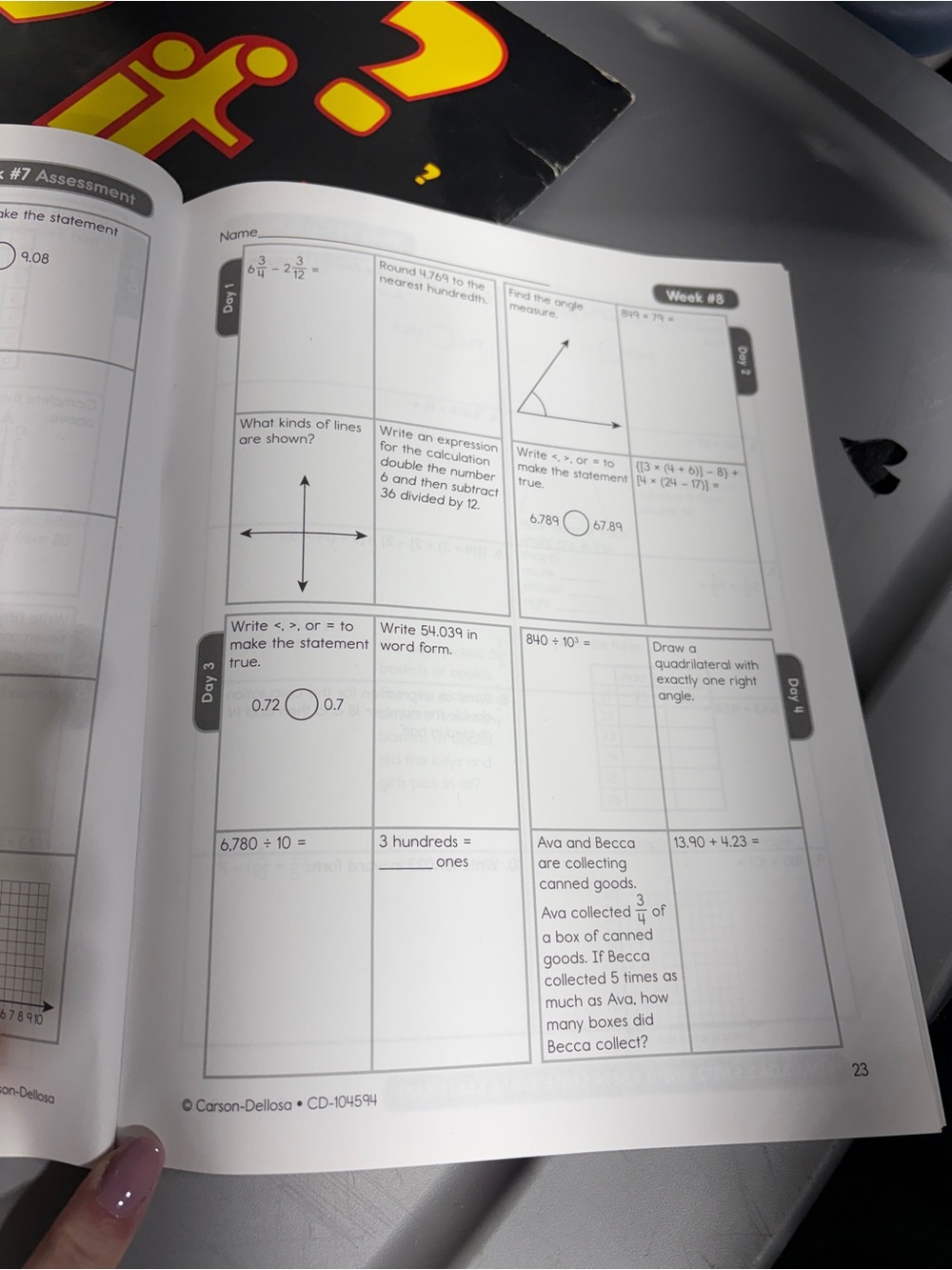 Excellent Grade 5 Math & Language Reproducible Books - Picture 7 of 8
